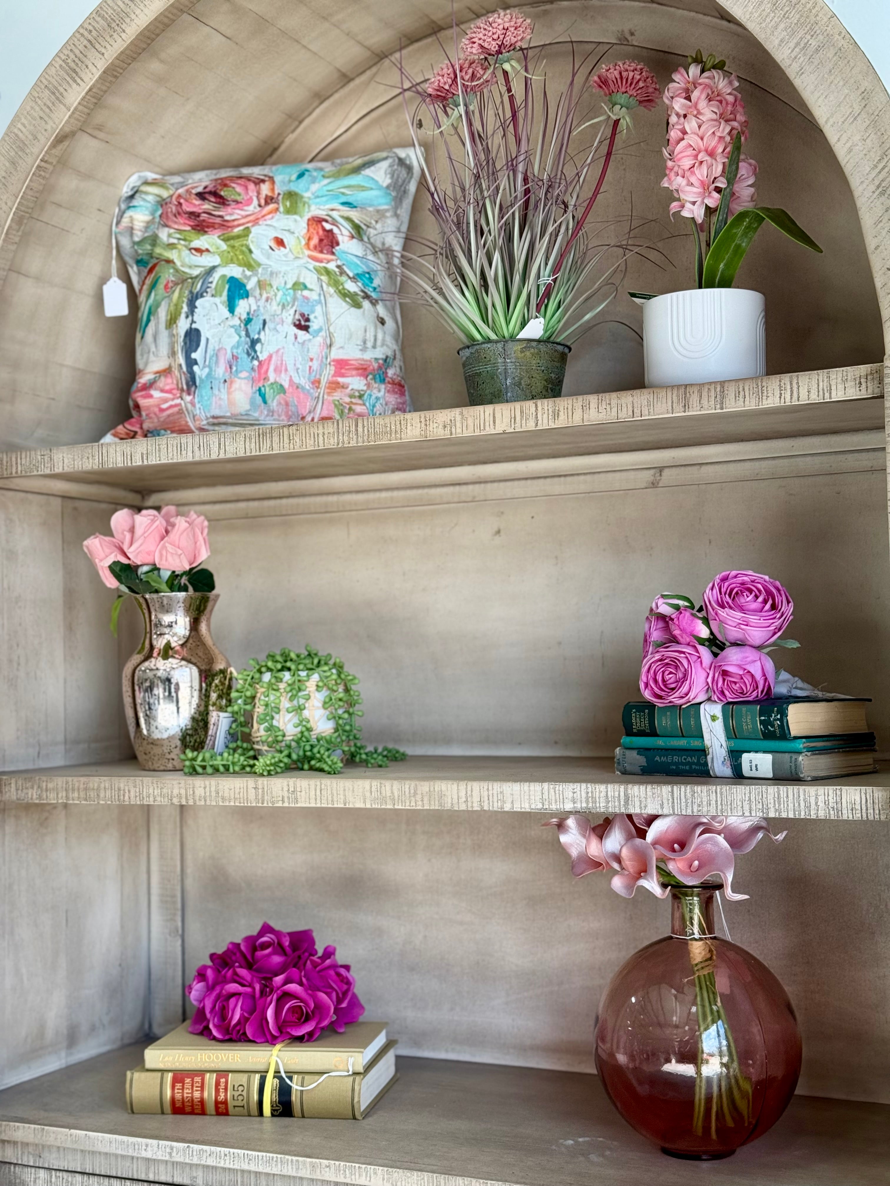 Melody Domed Vitrine- Blue Dusk/Cappuccino