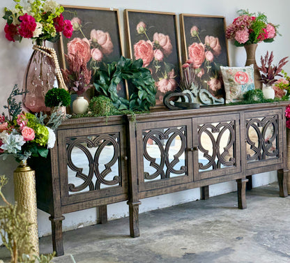 Harper 108" Mirrored Console-Honeywood