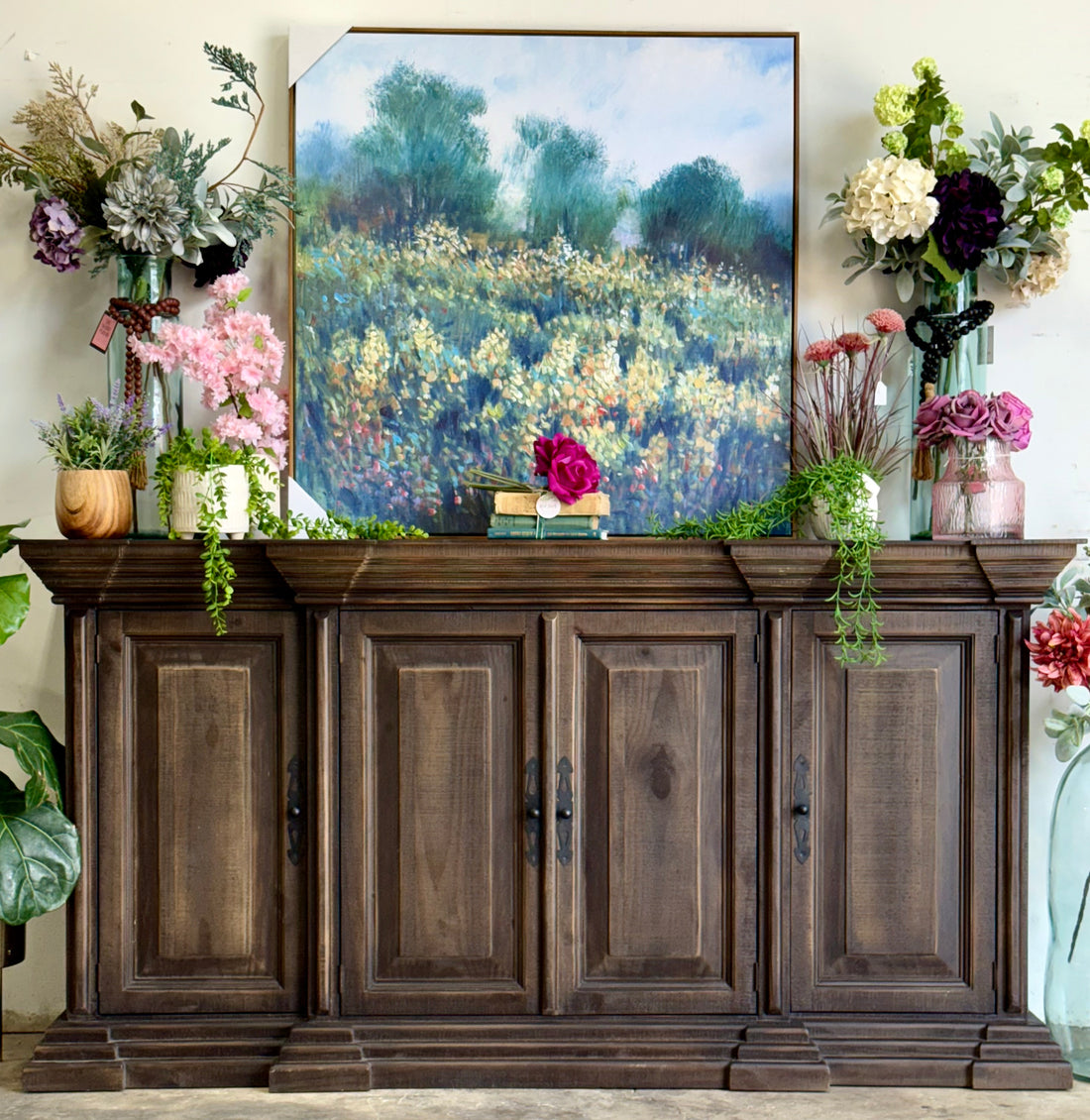 Brianna 4 Door Console-Cinderwood™