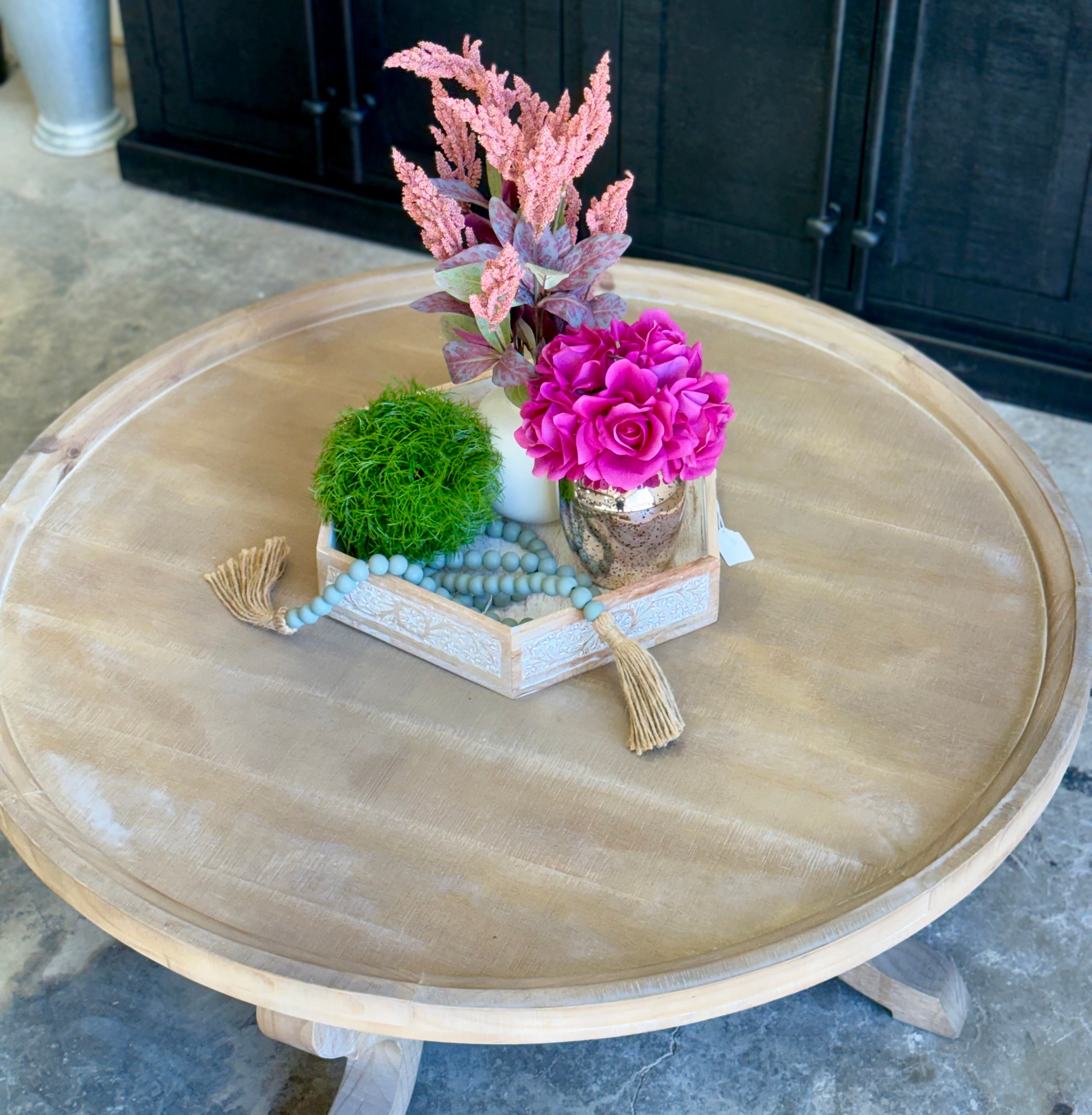 Delaney Round Coffee Table-Soft Drift