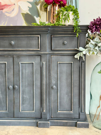 Lindsey 4-Door Console-Dark Blue Haze™