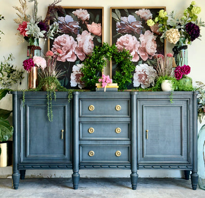 Juliette Console-Blue Haze™/Gold