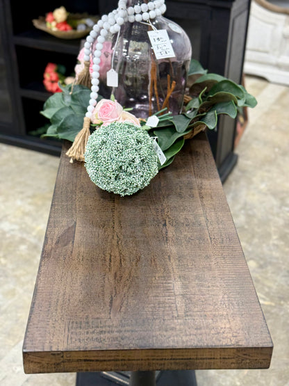 Amber Entryway/Sofa table-Handrubbed Black/Honeywood™