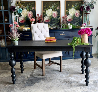 Sophie Desk-Handrubbed Black