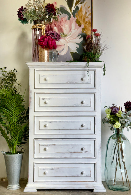 Charlotte Chest of Drawers-Whisper White
