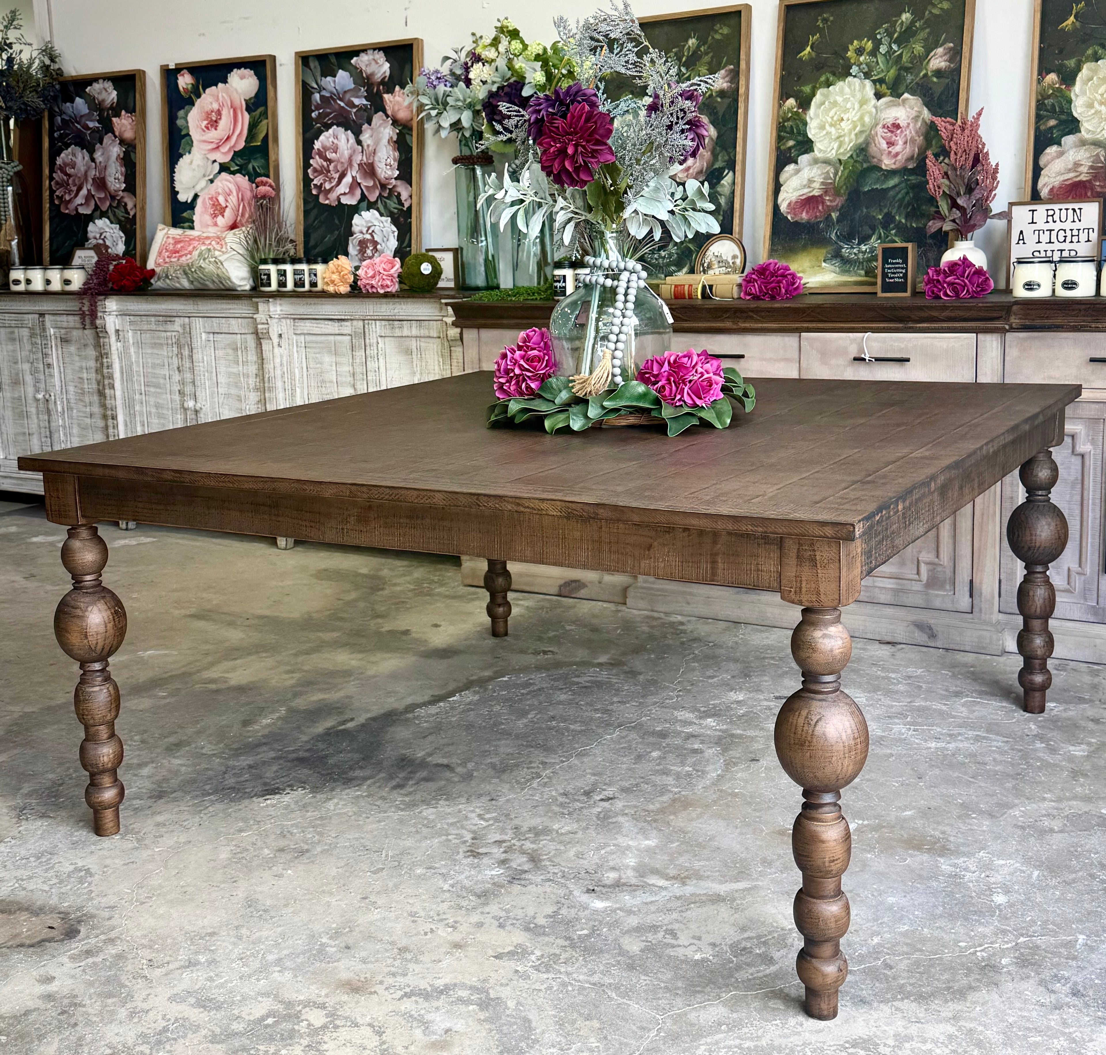 Sophie 66" Squared Dining Table-Honeywood™