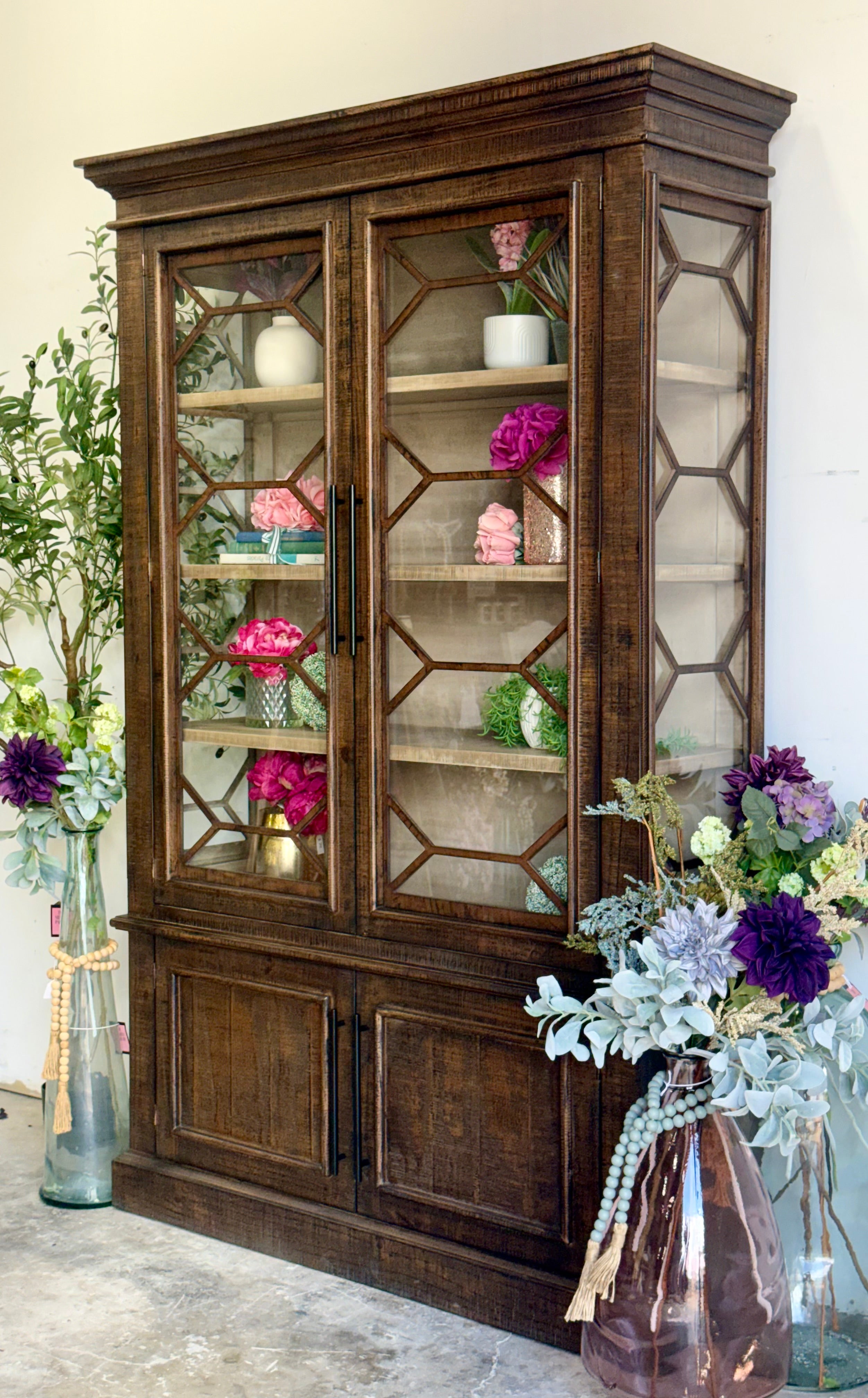 Eden Vitrine-Honeywood/Dove