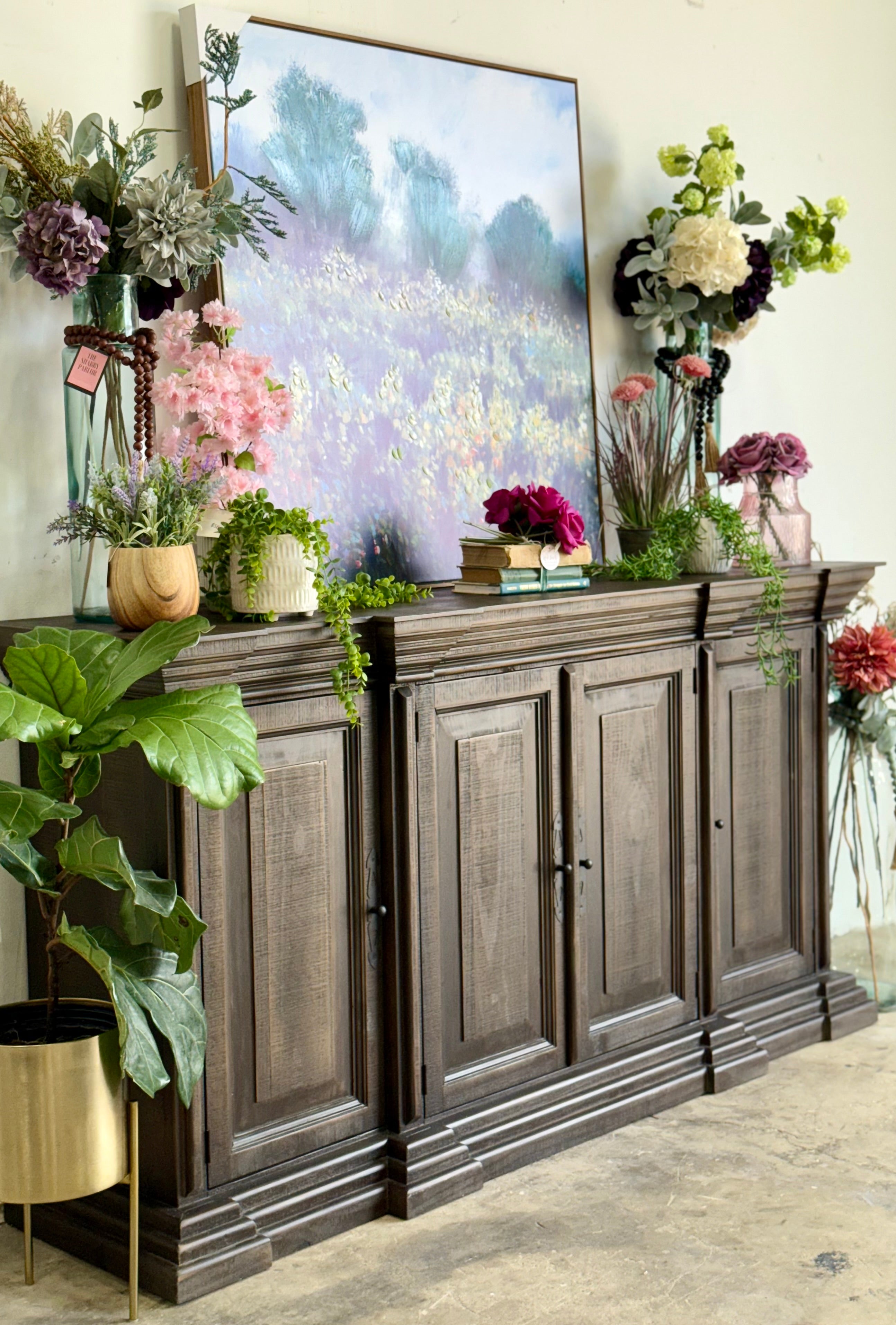 Brianna 4 Door Console-Cinderwood™
