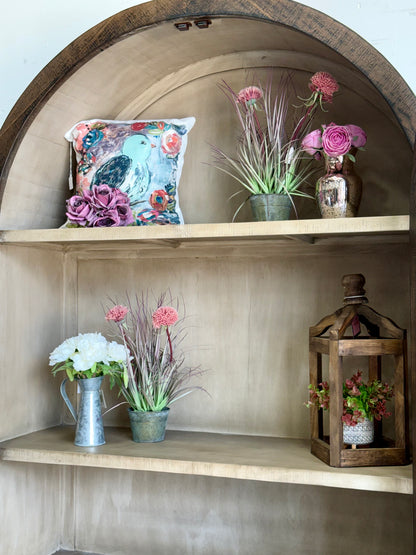 Tiffany Dome Vitrine-Honeywood