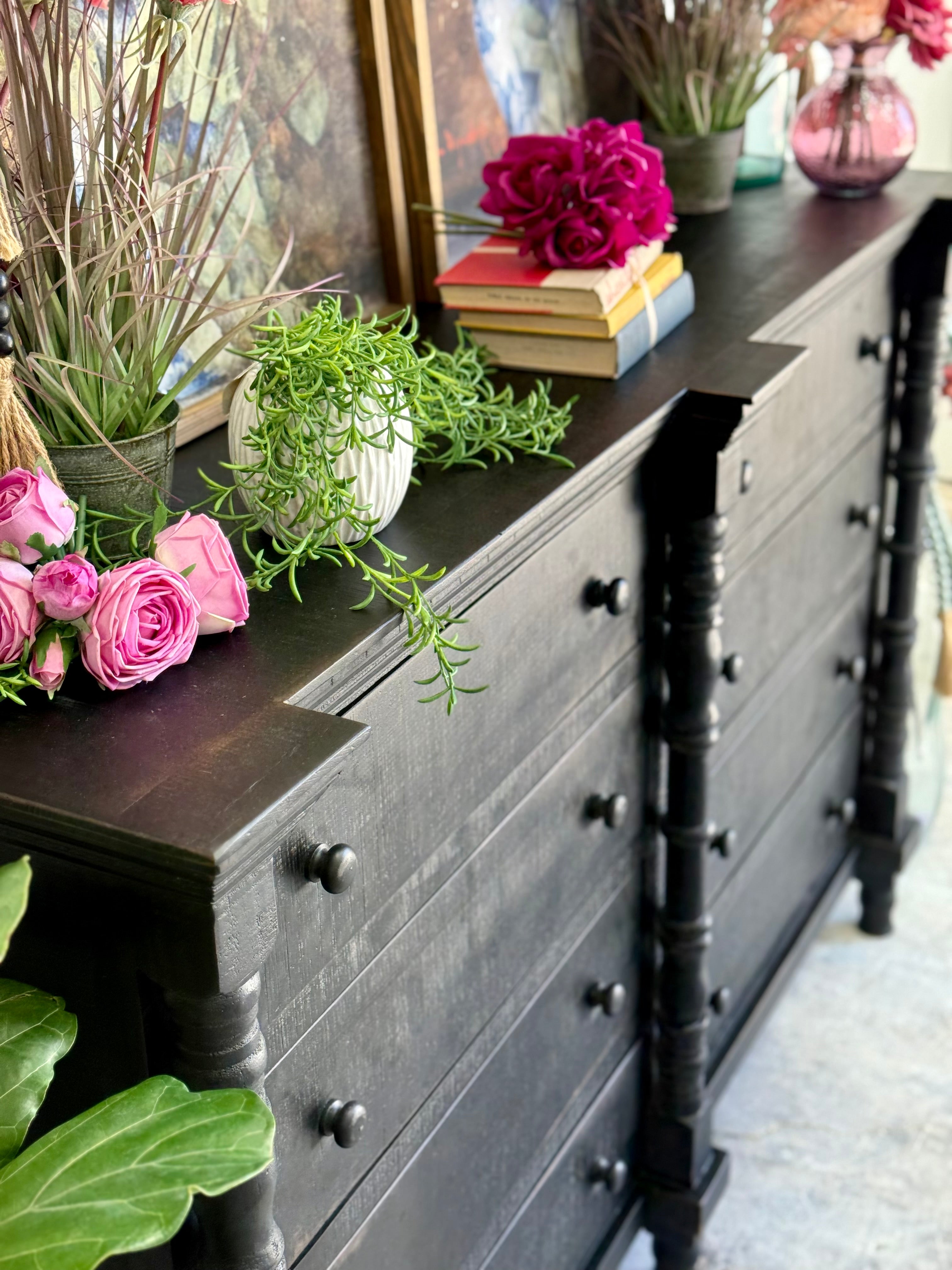 Madison Dresser-Handrubbed Black