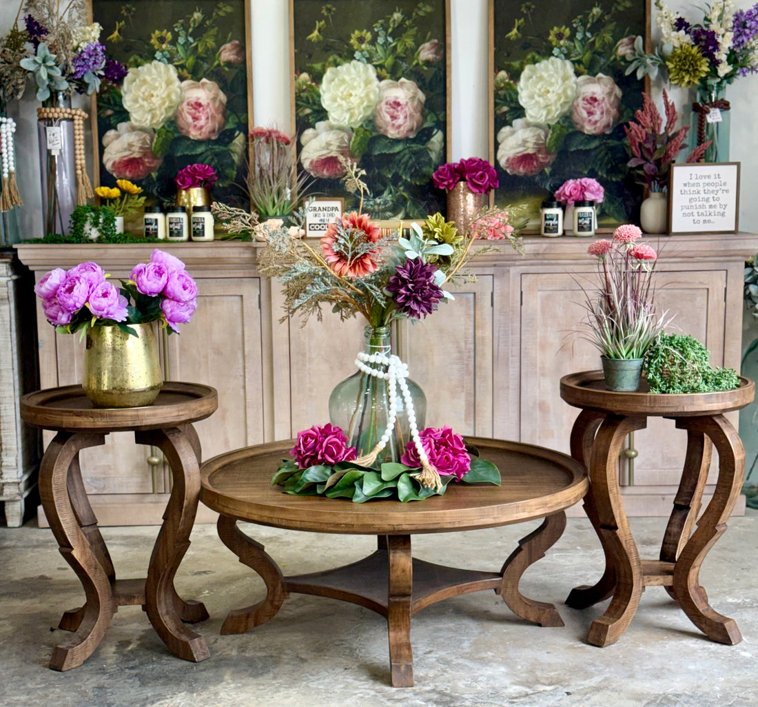 Delaney Round Coffee Table-Timber™