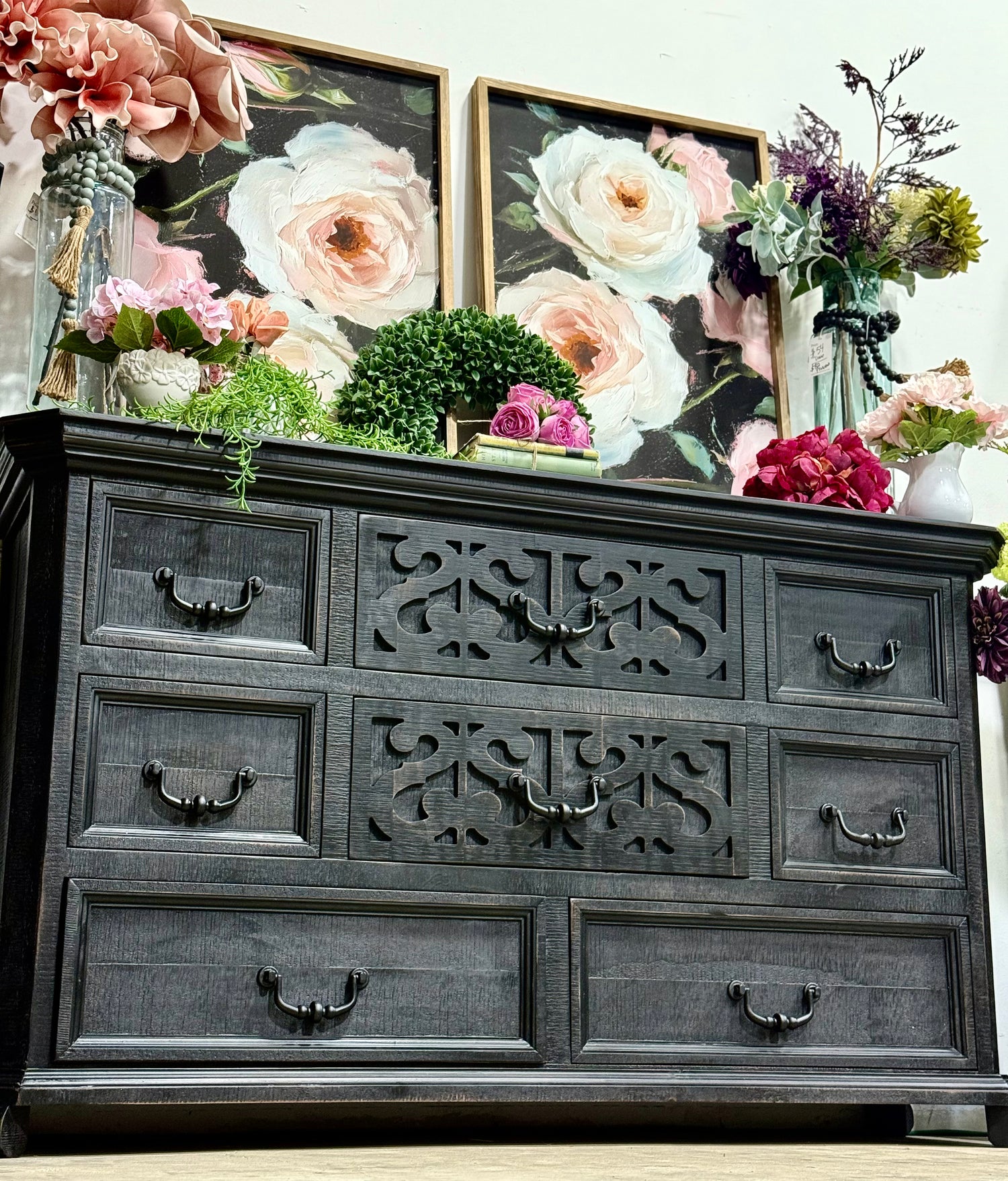 Harper Dresser-Handrubbed Black