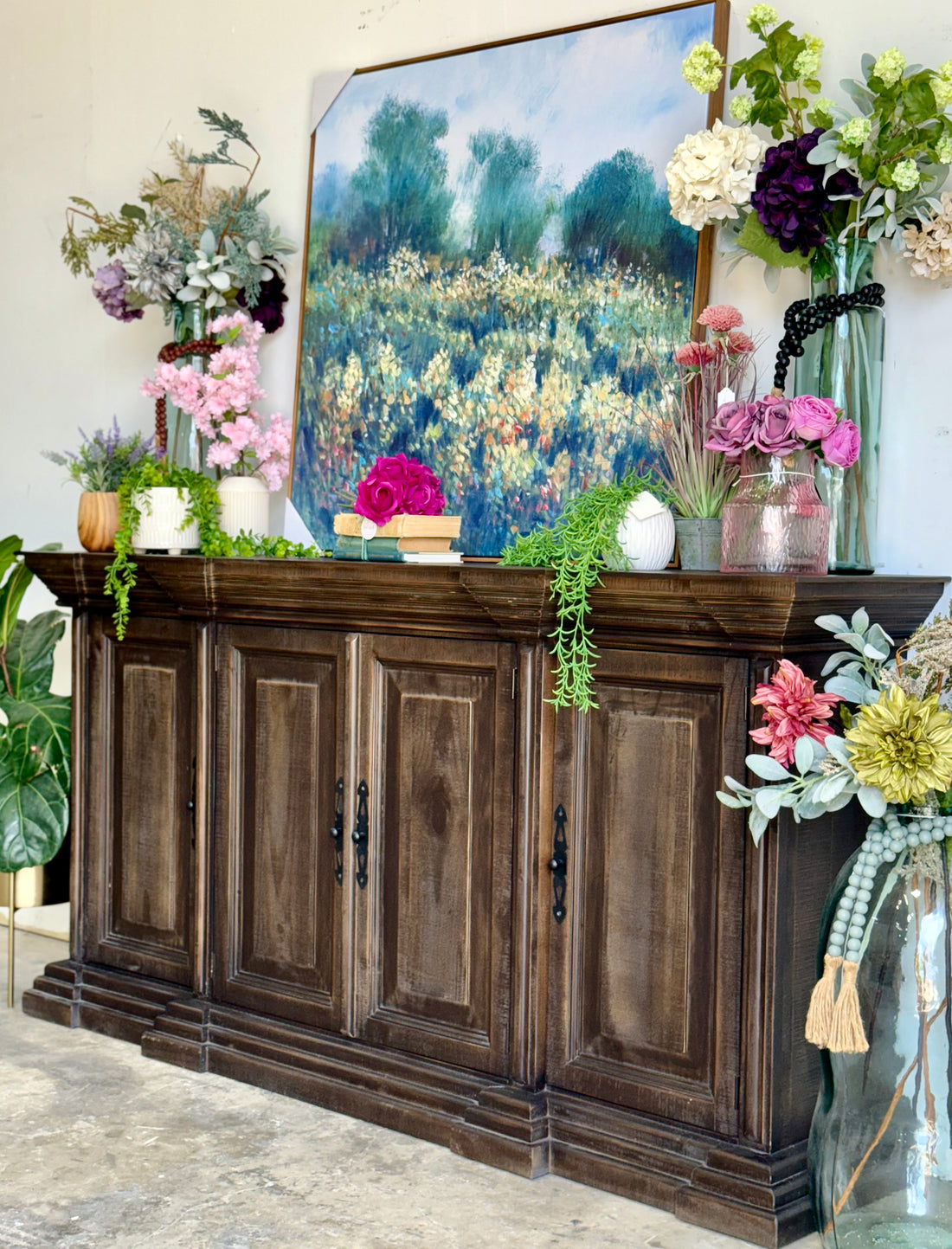 Brianna 4 Door Console-Cinderwood™