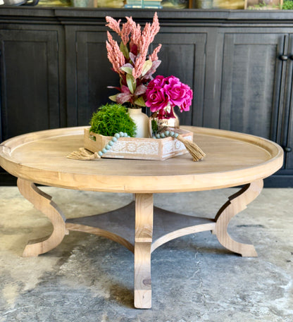 Delaney Round Coffee Table-Soft Drift