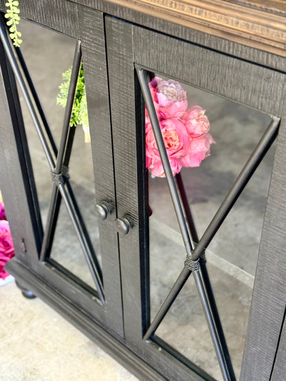 Maya 4-Door Console-Black/Sparrow