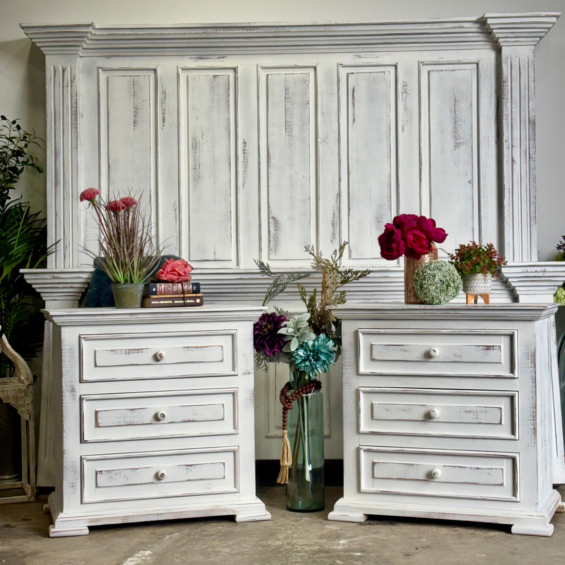 Charlotte 3-Drawer Nightstand-Whisper White