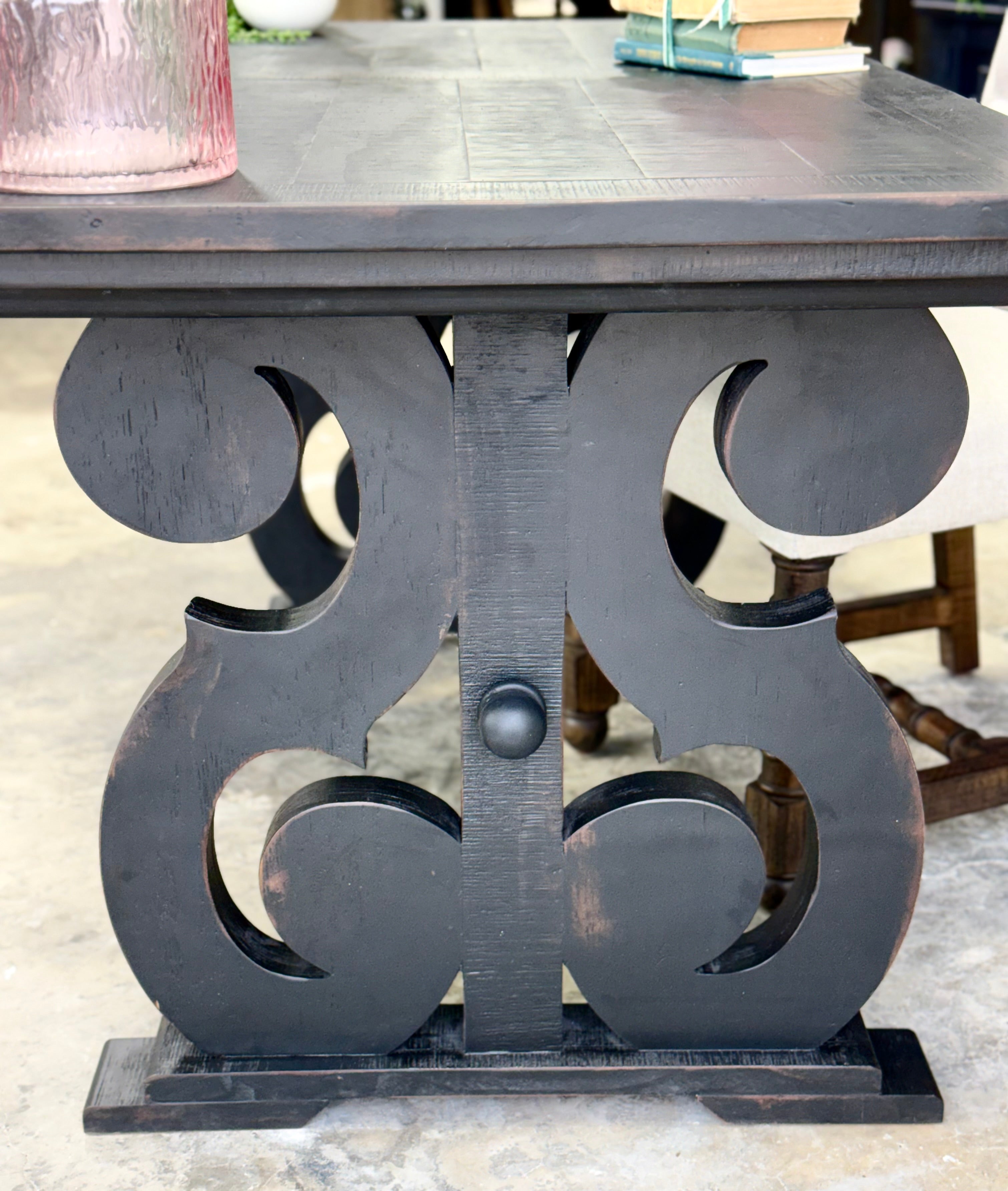 Harpwell Desk-Handrubbed Black