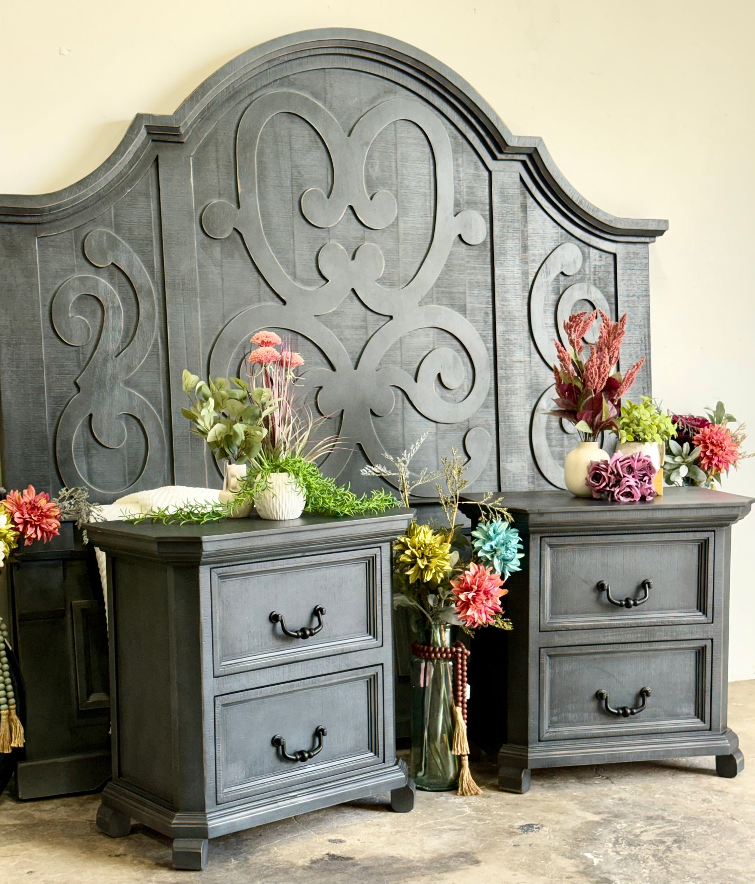 Harper Nightstand- Blue Haze