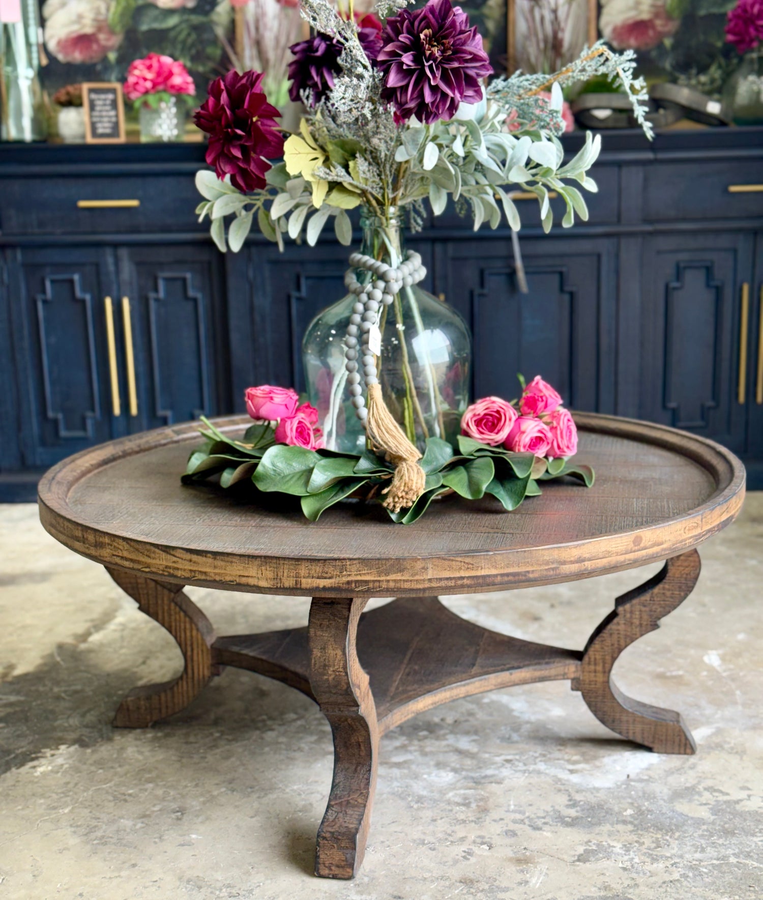 Delaney Round Coffee Table-Honeywood™