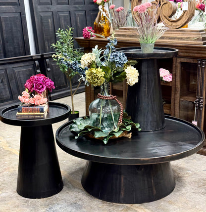 Kennedy Side Table-Handrubbed Black