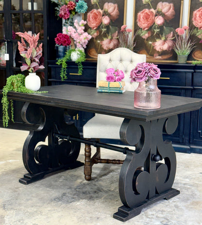 Harpwell Desk-Handrubbed Black