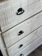 Delaney Chest of Drawers-White Wheat/Sandstone