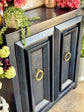 Imperial 2 Door Cabinet- Deep Blue/Gold