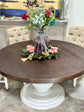 Rock Valley 60" Round Table- Two-Toned