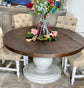 Rock Valley 60" Round Table- Two-Toned