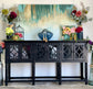 Westgate Leggy 6-Door Sideboard-Handrubbed Black