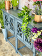 Westgate Leggy 4-Door Sideboard-Ocean Blue