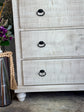 Delaney Chest of Drawers-White Wheat/Sandstone