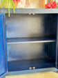 Imperial 2 Door Cabinet- Deep Blue/Gold