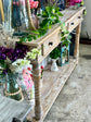 Eva Entryway/Sofa Table-Glass White