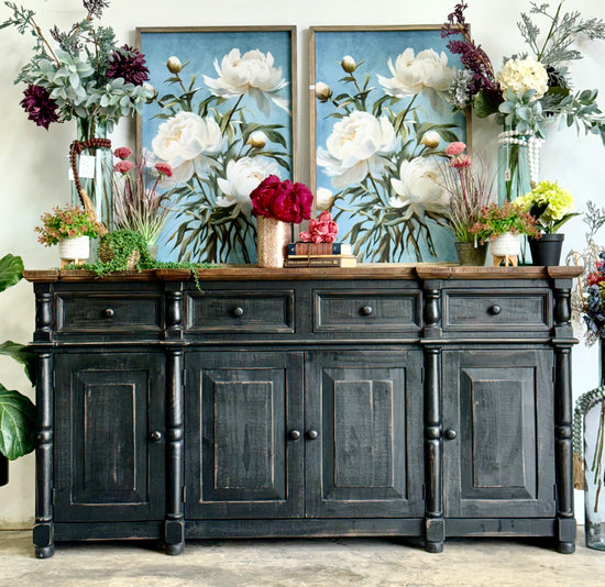 Novah 4-Door Console-Black/Sparrow