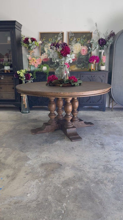 Kennedy 63&quot; Round Dining Table-Honeywood™