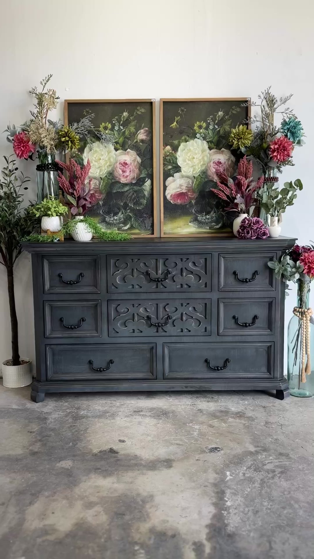 Harper Dresser- Blue Haze