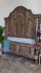 Bella Queen Arched Paneled Bed-Sandstone