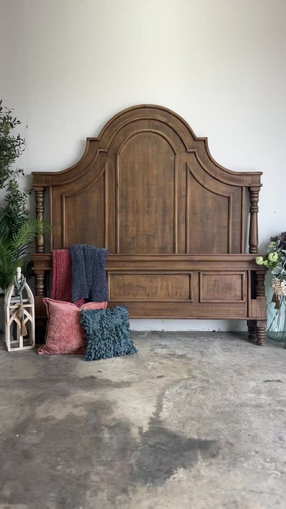 Madison King Bed-Timber