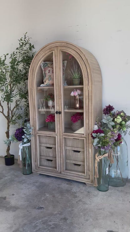 Avery Domed Vitrine-Dove