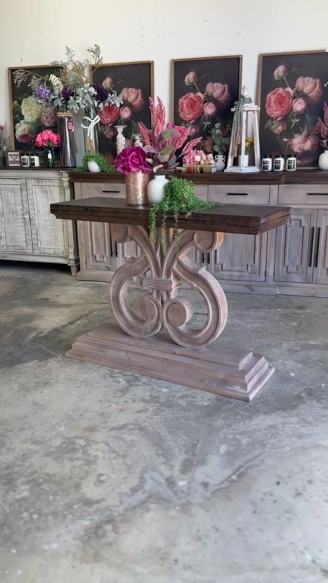 Harp Entryway-Soft Drift/Honeywood