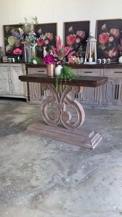 Harp Entryway-Soft Drift/Honeywood