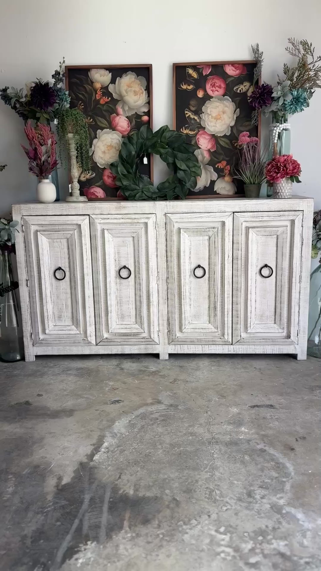 Imperia 4 Door Console-Toasted Wheat