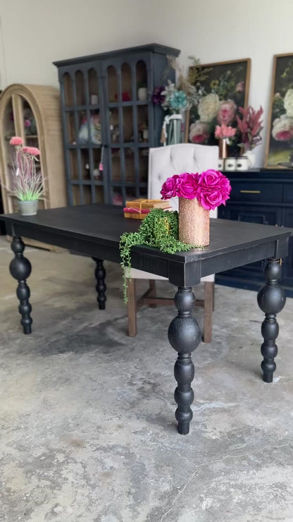 Sophie Desk-Handrubbed Black