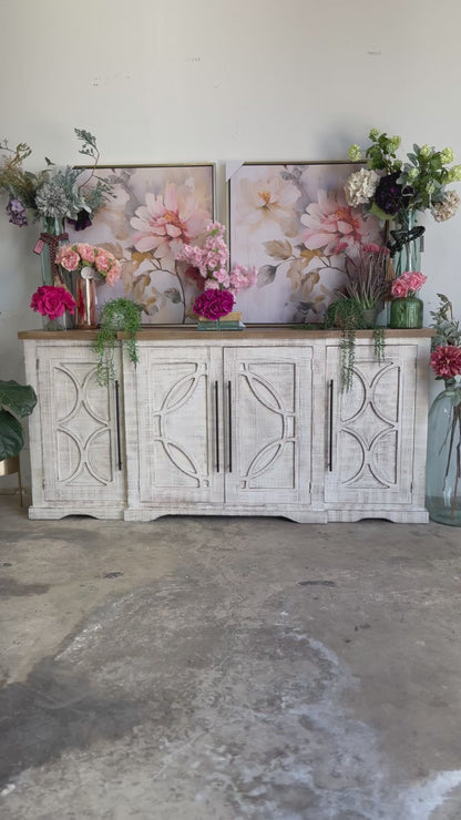 Circle Door Console-Toasted Wheat™/Sandstone