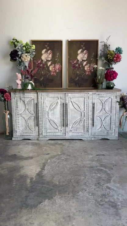 Circle Door Console-Toasted Wheat™/Sandstone