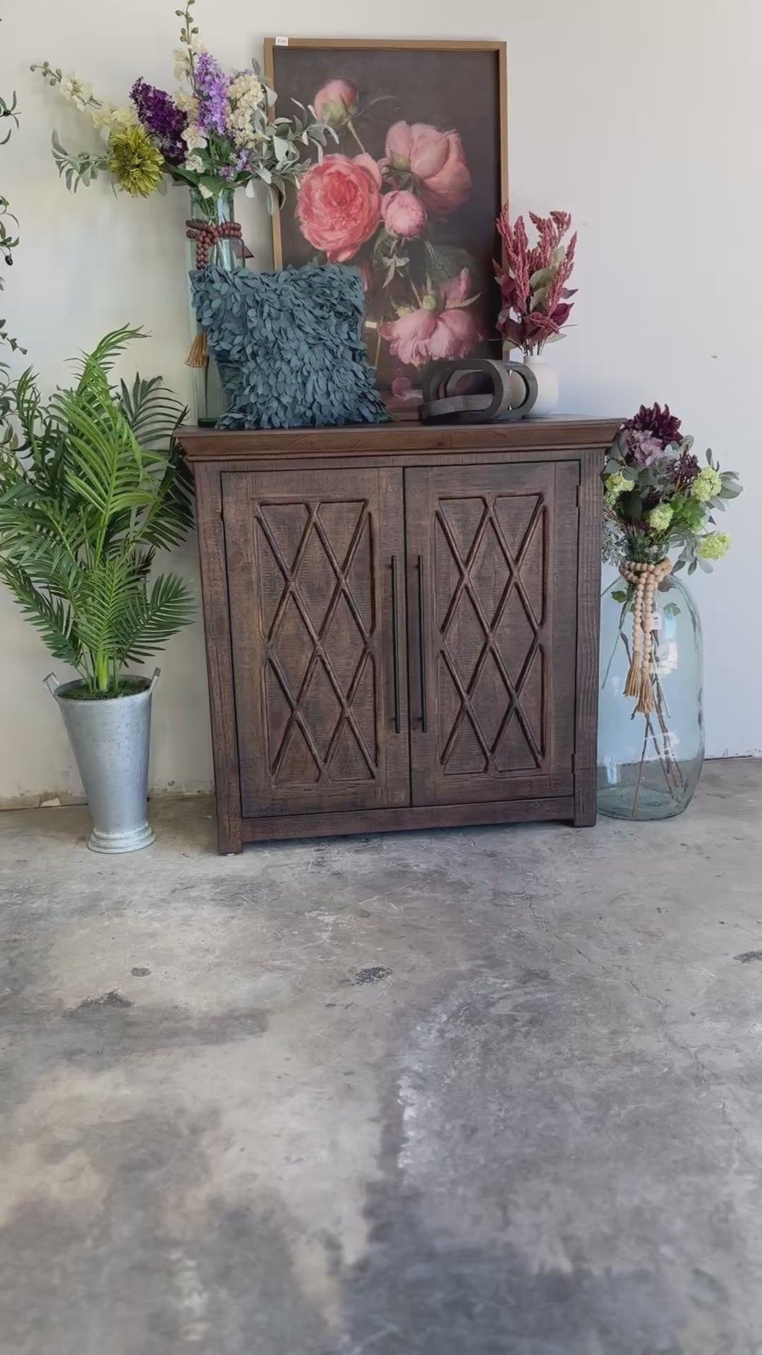 Grace 2 Door Cabinet-Honeywood