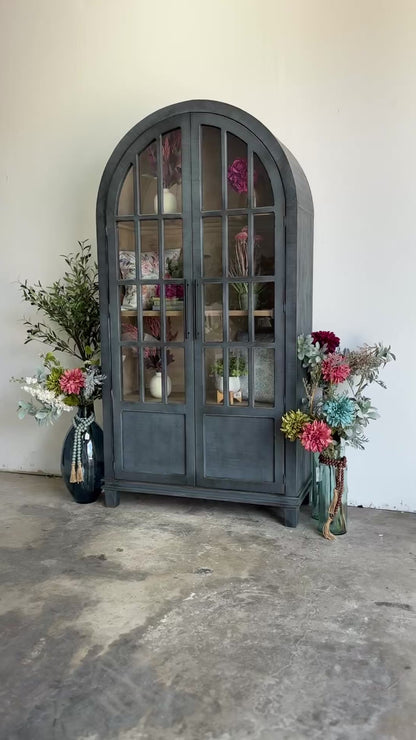 Cherish Dome Vitrine-Blue Haze/Cappuccino