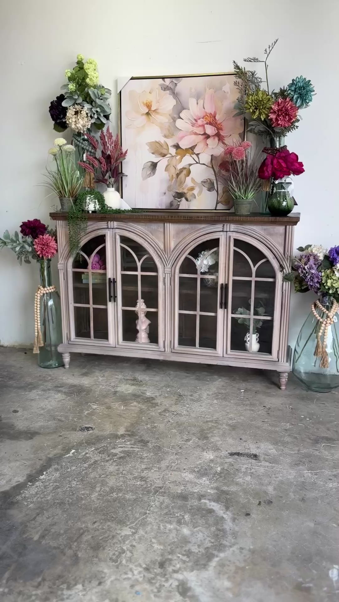 Colette Console-Soft Drift/Honeywood Top/Interior
