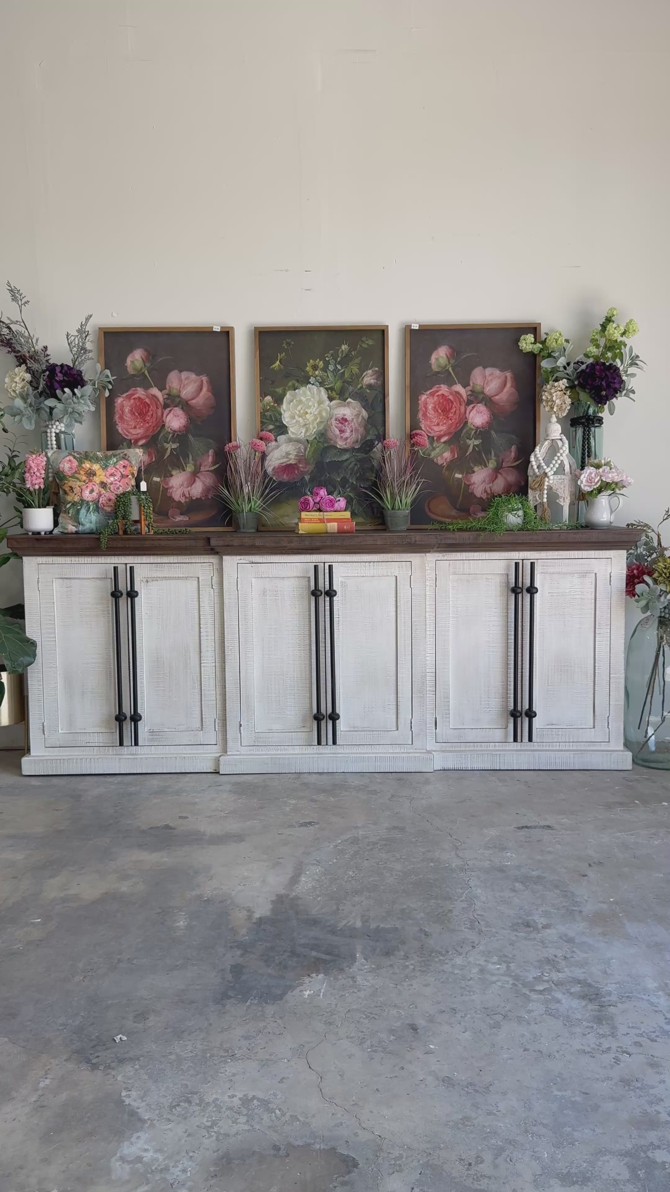 Kylie Console-White Wheat/Honeywood™